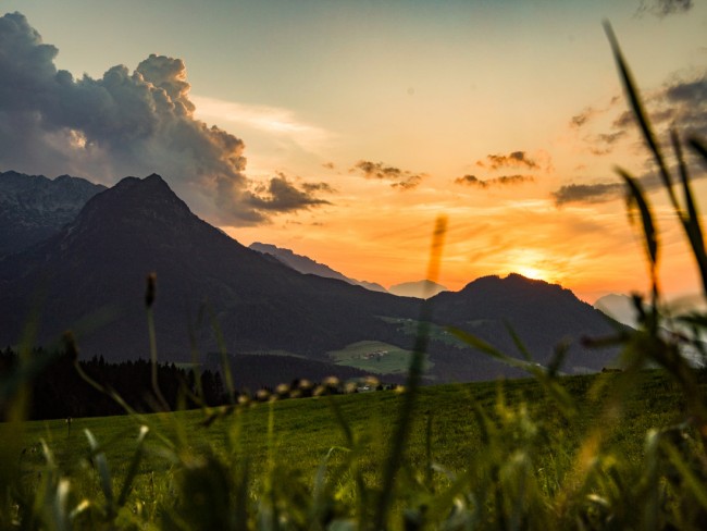 Herrlicher Ausblick auf die umliegende Bergwelt